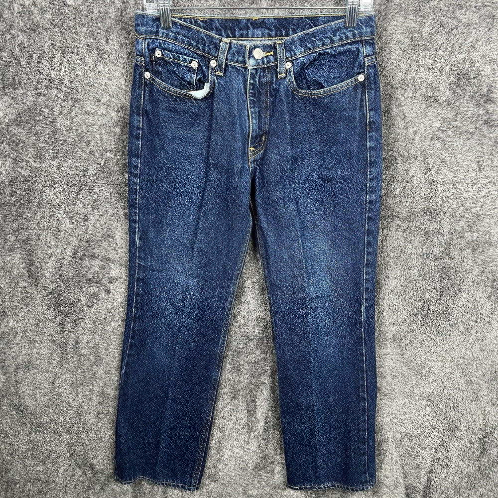 Vintage Polo Ralph Lauren 67 Bootcut Womens 30x26 Dark Wash Casual Denim Jeans - Picture 1 of 11